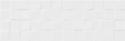 WHITE GLOSSY STRUCTURE CUBES 20X60 G1
